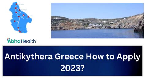 Credit: Mario Karkalis. . Antikythera greece how to apply 2022